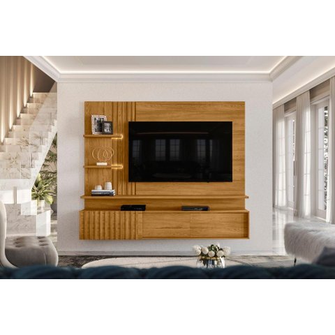 Home Theater Atena para Tv de até 65 Polegadas - Cumaru - Madetec