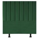 Ver imagem 1 de Cabeceira Estofada Cama Box Casal 140 Cm Maisa Suede Verde