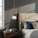 Ver imagem 1 de Pendente Lustres Luminaria de Teto Jabuticaba com Globo Fosco 12cm Iluminação Casa
