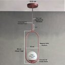 Ver imagem 4 de Pendente Lustres Luminaria de Teto Jabuticaba com Globo Fosco 12cm Iluminação Casa