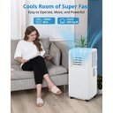 Ver imagem 2 de Takywep Ar-condicionado Portátil 10.000 Btu 3 em 1 Branco