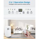 Ver imagem 3 de Takywep Ar-condicionado Portátil 10.000 Btu 3 em 1 Branco