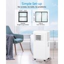 Ver imagem 6 de Takywep Ar-condicionado Portátil 10.000 Btu 3 em 1 Branco