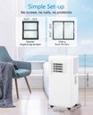 Ver imagem 6 de Takywep Ar-condicionado Portátil 10.000 Btu 3 em 1 Branco