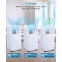 Ver imagem 4 de Takywep Ar-condicionado Portátil 10.000 Btu 3 em 1 Branco