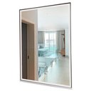 Ver imagem 2 de Espelho Decorativo com Moldura Dupla Empório do Adesivo Moldura Branca 120 X 80cm