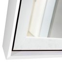 Ver imagem 4 de Espelho Decorativo com Moldura Dupla Empório do Adesivo Moldura Branca 120 X 80cm