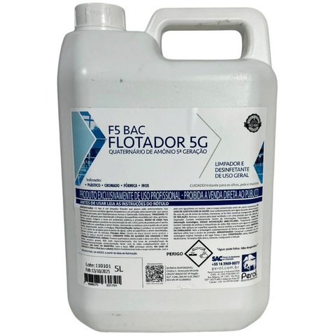 Limpador Multiuso Perol Flotador Bac C Quartenario 5L