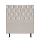 Ver imagem 2 de Cabeceira de Cama Box Solteiro 88 Cm Versalite Suede Veludo Bege