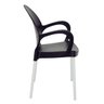 Cadeira Tramontina Grace Empilhável Preto em Polipropileno Pés Alumínio - 2