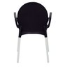 Cadeira Tramontina Grace Empilhável Preto em Polipropileno Pés Alumínio - 4