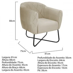 Poltrona Base X Omodei Geane - 9