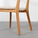 Ver imagem 6 de Conjunto Mesa de Jantar Thai Redonda 1,20m Vidro Off White + 4 Cadeiras Lalá Encosto Palha Creme Ass