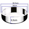 Bacia Aço Inoxidavel 8 Litros Com Tampa em Inox - Original - 2