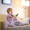 Ver imagem 1 de Manta Fleece de Sofá Estampada Lol Surprise Infantil Lepper
