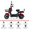 Bicicleta Elétrica - Pam14 1000w 60v Lithium - Vermelha - Plug And Move - 8