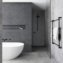 Ver imagem 1 de Papel de Parede Lavavel para Banheiro Cozinha Revestimento Silestone Grafite Tacolado 0,58 X 1,00m