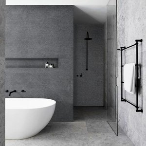 Papel de Parede Lavavel para Banheiro Cozinha Revestimento Silestone Grafite Tacolado 0,58 X 1,00m