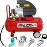 Kit Motocompressor de Ar 8,7 pés³/min 2,0HP 50 Litros 220V com Kit Pintura - Motomil - 1