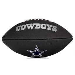 Bola de Futebol Americano Wilson NFL Team Jr Dallas Cowboys Black Edition - 1 Bola de Futebol Americano Wilson NFL Team Jr Dallas Cowboys Black Edition - 1