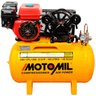 Compressor De Ar a Gasolina 5,5 HP CMV-10PL 100 Litros - Motomil - 1