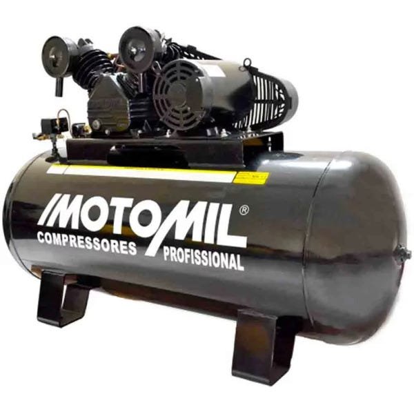 Compressor Profissional Trifásico 350L 30 Pés 7,5CV 220/380V - Motomil ...