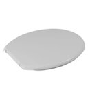 Ver imagem 2 de Assento Vaso Sanitário Tampa Oval Soft Branco + Lixeira Branca 6l Redondo com Tampa