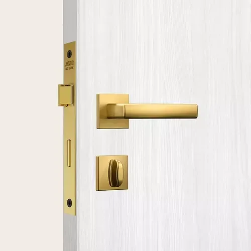 Fechadura Classic 3400 55mm Ros. Quadrada Interna Gold - 3