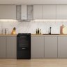 Fogão Brastemp Piso 4 Bocas com Mesa de Vidro e Grades Duplas de Ferro Fundido Preto Bivolt Bfo4vae - 8