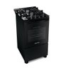 Fogão Brastemp Piso 4 Bocas com Mesa de Vidro e Grades Duplas de Ferro Fundido Preto Bivolt Bfo4vae - 1