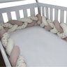 Protetor de Trança para Mini Berço 2,80 Mts - Floral Ferrugem - 1