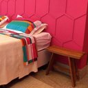 Ver imagem 7 de Banqueta Banquinho Modelo Oriental em Madeira Maciça-rústico C/ Branco