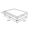 Ver imagem 3 de Base Box Baú Casal 138x188 Suede com Pistão a Gás:cinza