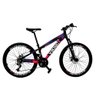 Bicicleta Aro 26 Viking Tuff X25 21 Velocidades PRETO E ROSA. VikingX Tuff X-25 - 4