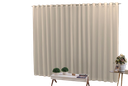 Ver imagem 1 de Cortina 3,00x2,50 Sala Quarto Cozinha Voil Blackout Tecido:bege