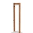 Ver imagem 4 de Cabideiro de Chão Multimóveis CR35005 Amendoa/Branco