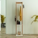 Ver imagem 1 de Cabideiro de Chão Multimóveis CR35005 Amendoa/Branco