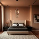 Ver imagem 1 de Cama Japonesa com Cabeceira Corea King Linho Bege- Sallar Home