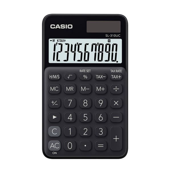 Calculadora Portátil Casio 10 dígitos SL-310UC-BK