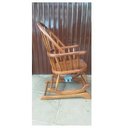 Ver imagem 3 de Cadeira de Balanço Encosto Baixo 98/40 X 64 X 50 - Moveis de Gramado