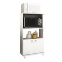 Ver imagem 3 de Balcão Para Forno E Microondas Com 2 Portas Cr20004 Branco