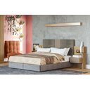 Ver imagem 3 de Cabeceira de Cama Box Kappesberg G290 263cm X 106cm Camurça Freijó