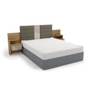 Ver imagem 1 de Cabeceira de Cama Box Kappesberg G290 263cm X 106cm Camurça Freijó