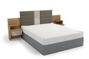 Ver imagem 1 de Cabeceira de Cama Box Kappesberg G290 263cm X 106cm Camurça Freijó