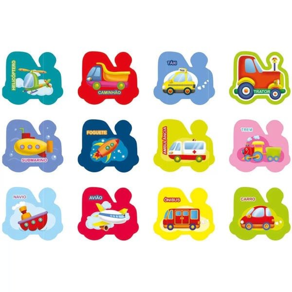 Jogo da Memoria Memoria Transportes em Madeira