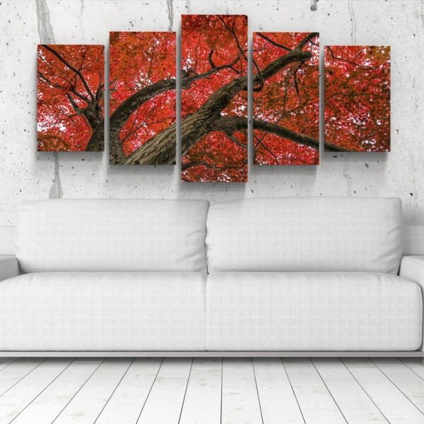 Quadros Decorativos Arvore Botanico Folhas Sala Hall - 2