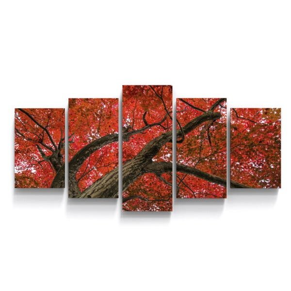 Quadros Decorativos Arvore Botanico Folhas Sala Hall - 3