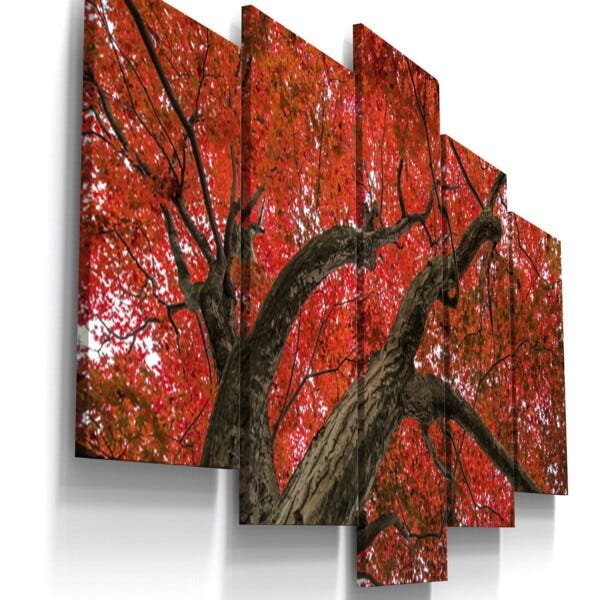 Quadros Decorativos Arvore Botanico Folhas Sala Hall - 1