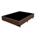 Ver imagem 2 de Cama Box Casal Marrom Colchão Ortobom de Molas Ensacadas Airtech Springpocket