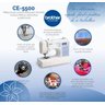 Máquina de costura eletrônica BROTHER CE 5500 com 50 pontos Autovolt - Ideal Quilting e Patchwork - 6